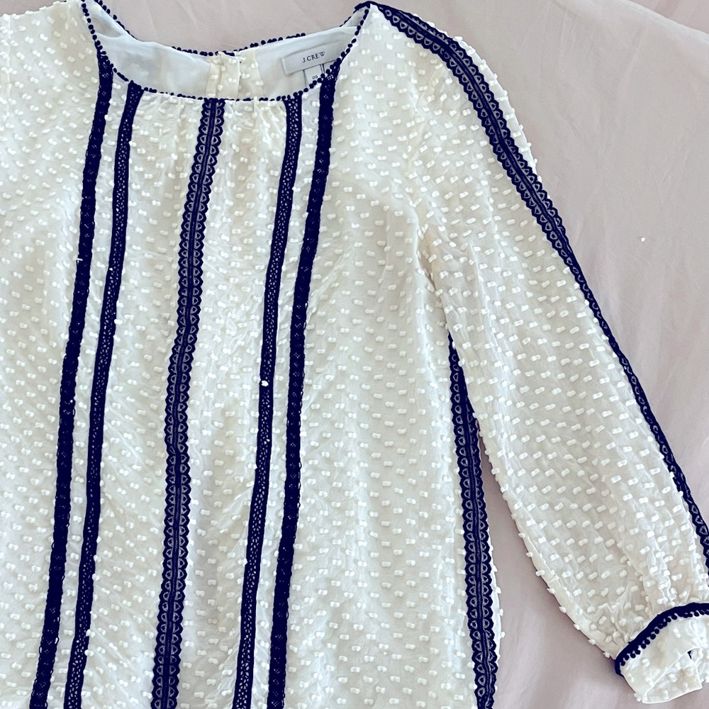 J Crew button blouse